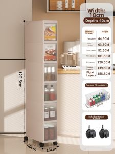 YINGYOUMEI | Narrow Space Storage Cabinet Drawer