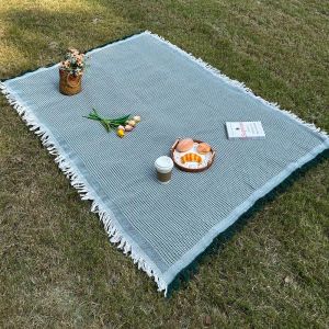 1pc Ins style Picnic Blanket Beach Blanket Soft & Foldable Outdoor Mat - Essential for Spring and Summer Camping Parties