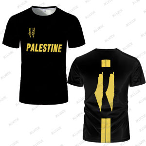 Palestine Football Jersey T Shirts Light Luxury Digital Printed Soccer Uniforms Summer Mens Palestinian Flag Kids/Adult Tops