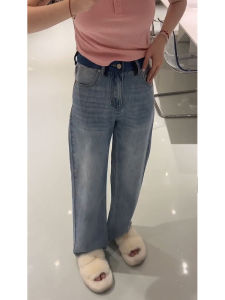 MANMI | Quần Jeans Dây Rộng Chân Cao Đều