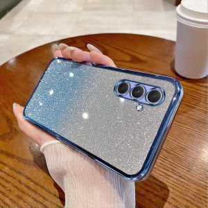 Ultra-Thin Creative Magnetic Stand Shell for Samsung Galaxy A55 Anti-Fall Full Protection Luxury Fashion Soft Silicone Case