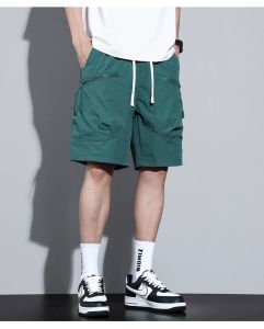 NCE Mens summer quick drying versatile casual breathable fashion trend five quarter shorts