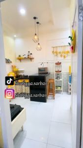 Shafiyyah.Sarban Set 3 in 1 Cover Galon Kulkas Magiccom Quotes ( Variasi Merah )