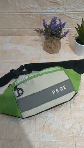 Tas Pinggang Waistbag Pege Selempang Pria Model Kasual Motif Kombinasi Slempang Distro - PG - 8818