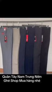 Quần Tây Nam 1ly Ống Suông Trung Niên Vĩnh Tiến 445 Nhiều Mẫu