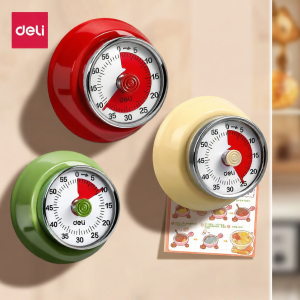 deli | Đồng Hồ Bếp Cơ Học Từ Tính