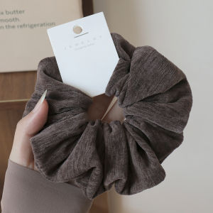 ผ้าขนแกะ ยางรัดผม ผ้าขนแกะ สุดเก๋ นุ่มๆ แฟชั่น ใหม่ล่าสุด 2024 ฤดูหนาว ยางรัดผม ยางรัดผม ทรงไม่ซ้ำใคร ไม่มีการตกแต่ง