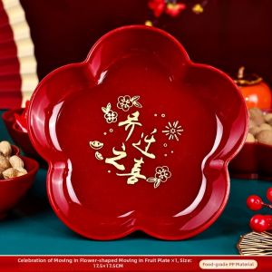 XIKUNLE | New Home Celebration Decorative Fruit and Candy Tray
