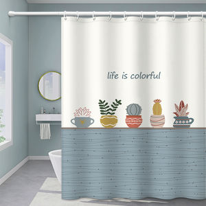Beautiful Boho Shower Curtain for Your Bathroom - A Stylish Modern Mid Century Curtain That Fits Perfect to Every Bath Decor - Ideal to Brighten Up Your Bohemian Bathroom at Home