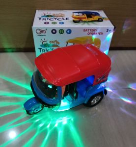 Mainan Bajaj anak musik dan lampu