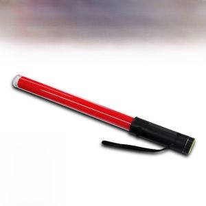 Rechargeable Multi-Functional Traffic Command Rod Roadway LED Flashing Red Blue Strobe Warning Rod Fluorescent Stick