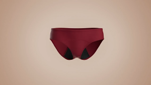 FINETOO ผ้าฝ้ายดูดซับชุดชั้นในสรีระผู้หญิงกางเกงชั้นในสีทึบเอวต่ำป้องกันการรั่วไหลประจำเดือน