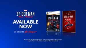 Playstation PS5 Sony Marvels Spider-Man Miles Morales