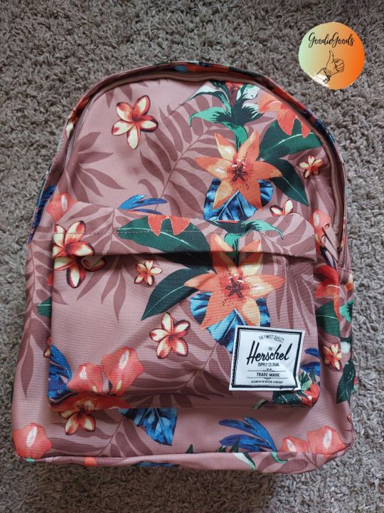 Herschel Floral Ash Rose Backpack Lazada PH