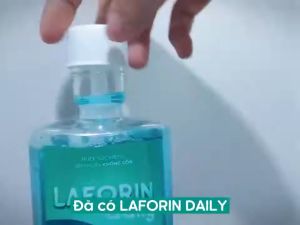 Nước súc miệng Không Cồn LAFORIN DAILY Hằng ngày Làm Sạch Mảng Bám Cao Răng Chống Sâu Răng Thơm Miệng Không Ít Cay 500ml