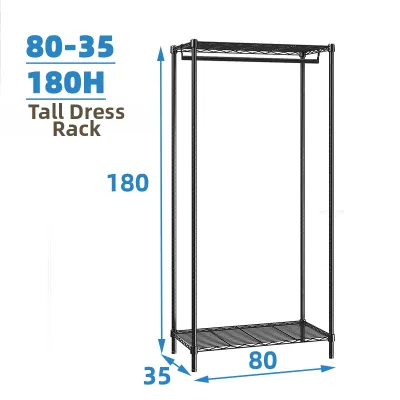 GFSDIY | Dress Hanger Standing Clothes Storage Rack