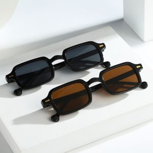 Retro Square Sunglasses for Women Vintage Sun Glasses UV400 Protection Trendy Shades Fashion Style