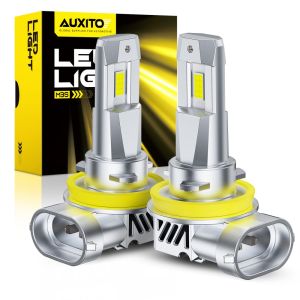AUXITO | AUXITO 2Pcs 30000LM Super Bright H11 H8 9005 HB3 9006 HB4 LED Canbus No Error 360 Headlight Bulb Auto Lamp Turbo LED Head Lights