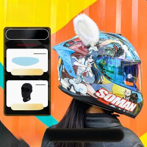 หมวกกันน็อคสปอร์ต Soman รุ่น 961-S แบบครอบเต็ม กันหมอก Bluetooth เครื่องยนต์ 3C รับรอง เครื่องยนต์ไฟฟ้า