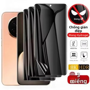 3 Miếng Phim Bảo Vệ Màn Hình Hydrogel Mềm Chống Trộm Thông Tin Cho Huawei Nova Series Phim Trong Suốt Chống Gián Điệp Cho Y91 Y72 Y70 13i 12i 11 10 SE Pro Lite