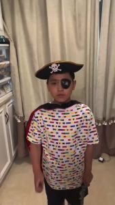 Pirate Cape Hat Toy Set for Boys Girls Skull Pirate Cosplay Costume Halloween Party Fancy Dress Outfit Kids Birthday Party Gift