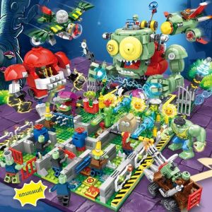 Bộ Đồ Chơi Giáo Dục Lắp Ráp Plants vs Zombies Maze Battle