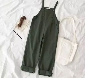 FLOW OVERALL JUMPSUIT WANITA / BAJU KODOK WANITA / PAKAIAN WANITA JUMBO KEKINIAN