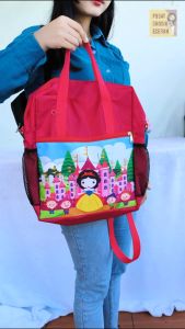 Ransel 3IN1 Seri Superhero Tas Sekolah Anak Travel Sling Bag Handbag Hadiah Ultah