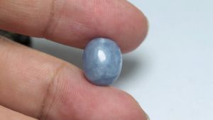 6.55 ct พลอยแท้ พลอยดิบ นิหร่า หรือ ไพลิน(พม่า) สีน้ำเงิน จากประเทศ พม่า