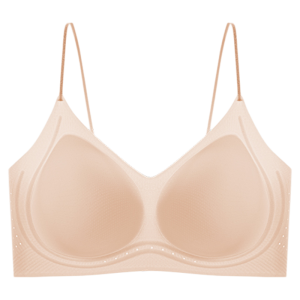 Áo ngực MiiOW cho nữ vải mỏng không dây không gọngmàu da