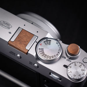 Wood Camera Hot Shoe Cover Shutter Release Button Cap Kit For FujiFilm XM5 XT50 X100VI XE4 X-PRO3 Fuji Camera