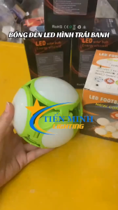 Đèn led Trái Banh 40W 4 Cánh Mở Rộng Ánh Sáng Trắng Góc Chiếu 360 độ Dùng Đui E27
