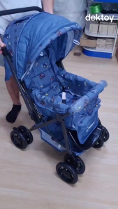 Attoon แอทตูน รถเข็นเด็กแรกเกิดถึง15กก. ปรับได้3ระดับ พับเก็บได้ มีมุ้ง รุ่น BIG2