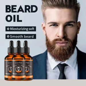 Beard growth essential oil Improve frizz thinning beard serum anti hair loss beard growth essential Natural ingredients take effect quickly Mustache growth Beard grooming Beard growth essential oil 胡须生长精油 30ml