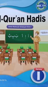Original Buku AL-Quran Hadis Kelas 1 MI Kurikulum Merdeka AD