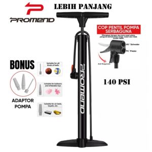 Terlaris Pompa Sepeda Motor Mobil 6456 BONUS Adaptor dan Pentil Bola BAHAN TEBAL