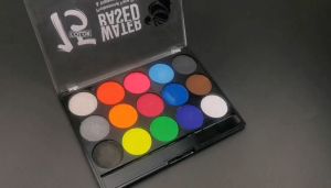 bside.ph 15 colors of fluorescent color  Makeup Painting Pigment Water Activated Paints Safe & Non-Toxic Hypoallergenic Facepaints for Halloween Cosplay Costume Party Festival Art Supplies