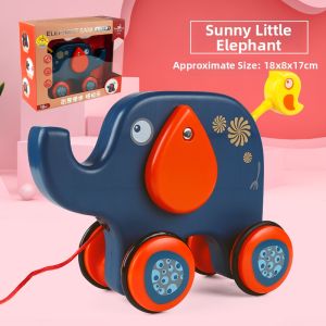 Pull String Learning Walker Car Toy