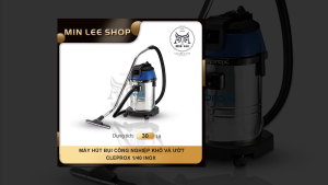 Máy hút bụi khô và ướt thùng inox CleproX X1/40 (1 Motor)
