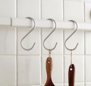 Home Signature Storage Solutions: 3 pcs Set S Hook Stainless Steel