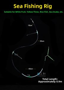 JUNXIANG | Night Glowing Boat Fishing Balance Rig