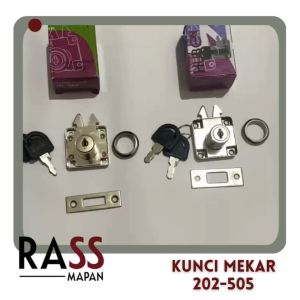 Kunci Lemari Pintu Sliding Geser Mekar Huben 202 505