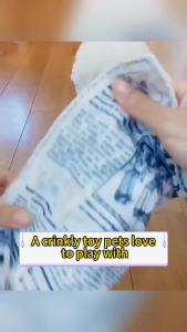 Dog Toys Sounding Paper Toy Potato Chips Bite-resistant Plush Toys Squeaky Chew Dog Toys Puppy Bite