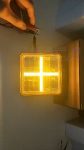 WACA E67 ไฟสปอร์ตไลท์ LED 3 สเต็ป DC 9V-60V ไฟหน้ารถ สีขาว ไฟออฟโรด ไฟท้าย ไฟหน้า ไฟตัดหมอก ไฟขับรถ รถบรรทุก รถยนต์ รถเตอร์ไซค์ และรถทั่วไป Led Offroad รถจี๊ป SUV Spotlight (1ชิ้น) FSA waca ไฟ pro9