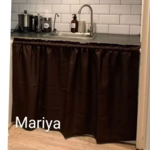 Plain Kitchen Sink Curtain Standard Size 60x30 inches Lababo Suksukan Curtain