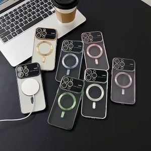 Case Magsafe Metalik untuk IP 11-14: Protectors Kamera Besar & Wide Lens