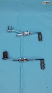 Perseneling Operan Gigi Cungkit Pedal Perseneleng Chrome Panjang 18cm Untuk Motor Honda Yamaha Suzuki Universal