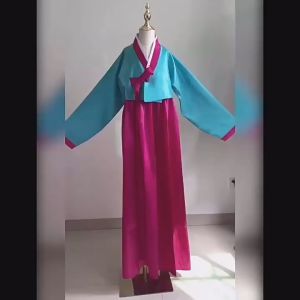 daidai (Ready Stock) Korean Korea Adult Traditional Woman Long Sleeve Dress Costume Hanbok Dance Girl 韩服成人朝鲜族服装传统韩国古装大长今