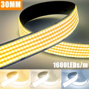 30mm Wide 1600LED/m Super Bright COB LED Strip DC24V LED Ribbon Tape Indoor Lighting TV Backlight Flexible Ribbon Rope LED Strip