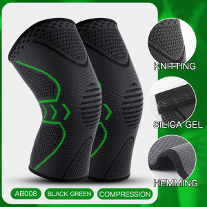 Kyncilor Compression Knee Support Joint Pain Arthritis Relief Running Fitness Anti Slip Silicone Brace Knee Pads